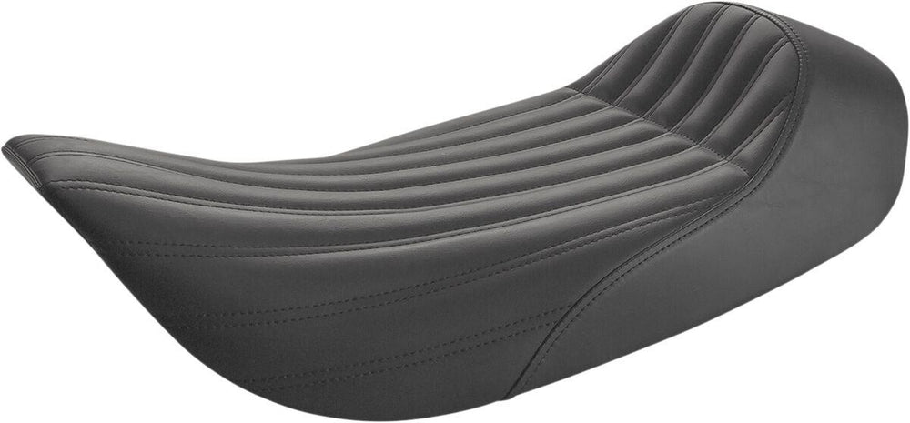 Saddlemen Knuckle Ribbed Solo Seat For Harley Davidson FLHR 1340 1997-1998 - Black