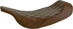Saddlemen Renegade Lattice Stitch Solo Seat For Harley Davidson FLHT 1340 1997-1998 - Brown