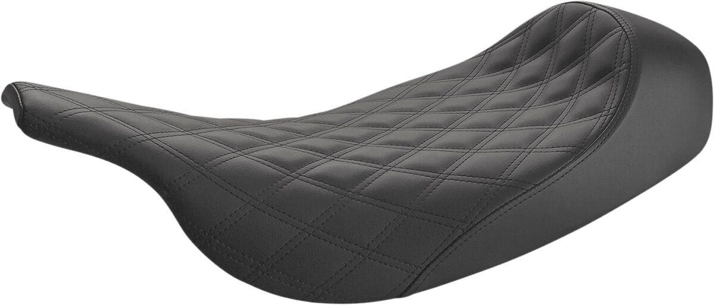 Saddlemen Renegade Lattice Stitch Solo Seat For Harley Davidson FLHT 1340 1997-1998 - Black