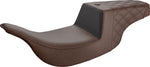 Saddlemen Unknown Industries Performance Black Gripper Seat For Harley Davidson FLHT 1340 1997-1998 84 cm Long - Brown