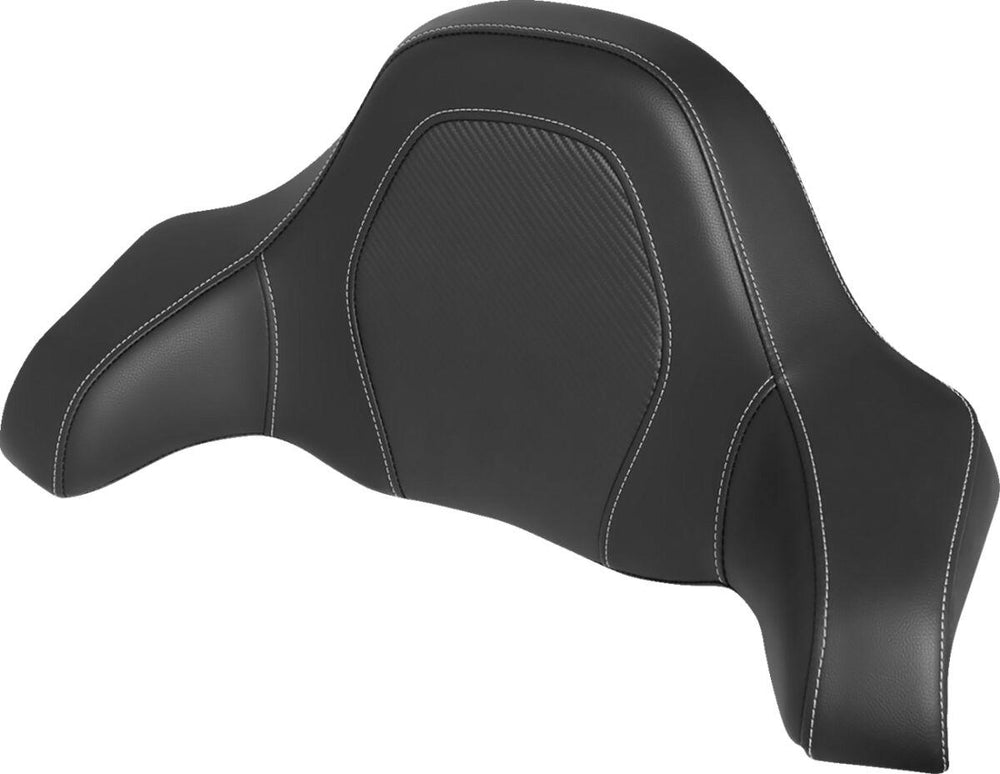 Saddlemen Tour Pack Backrest Pad Cover For Harley Davidson FLHR 1340 1994-1998 - Black Carbon Fiber Inserts