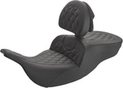 Saddlemen Roadsofa Lattice Stitched Seat For Harley Davidson FLHT 1340 1997-1998 - Black