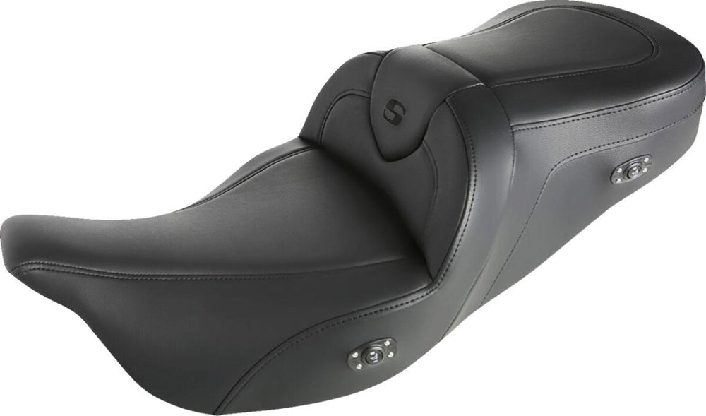 Saddlemen Roadsofa Standard Reach Heated Seat For Harley Davidson FLHR 1750 2022 - Black