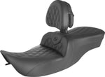 Saddlemen Roadsofa Lattice Stitch Seat For Harley Davidson FLHR 1340 1997-1998 - Black