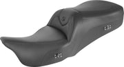 Saddlemen Heated RoadSofa Black Stitching Seat For Harley Davidson FLHR 1340 1997-1998 - Black