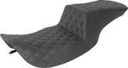 Saddlemen Tour Step Up Full Lattice Seat For Harley Davidson FLHR 1340 1997-1998 - Black