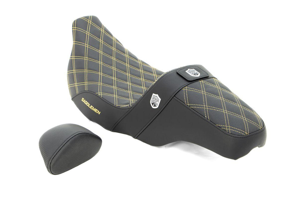 Saddlemen Pro Series SDC Performance Grip Seat For Harley Davidson FLH 1868 2021 - Black