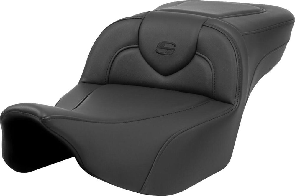 Saddlemen Roadsofa Extended Reach Seat For Harley Davidson FLHX 1923 2024-2026 - Black (Driver Seat Length:44.5 cm)