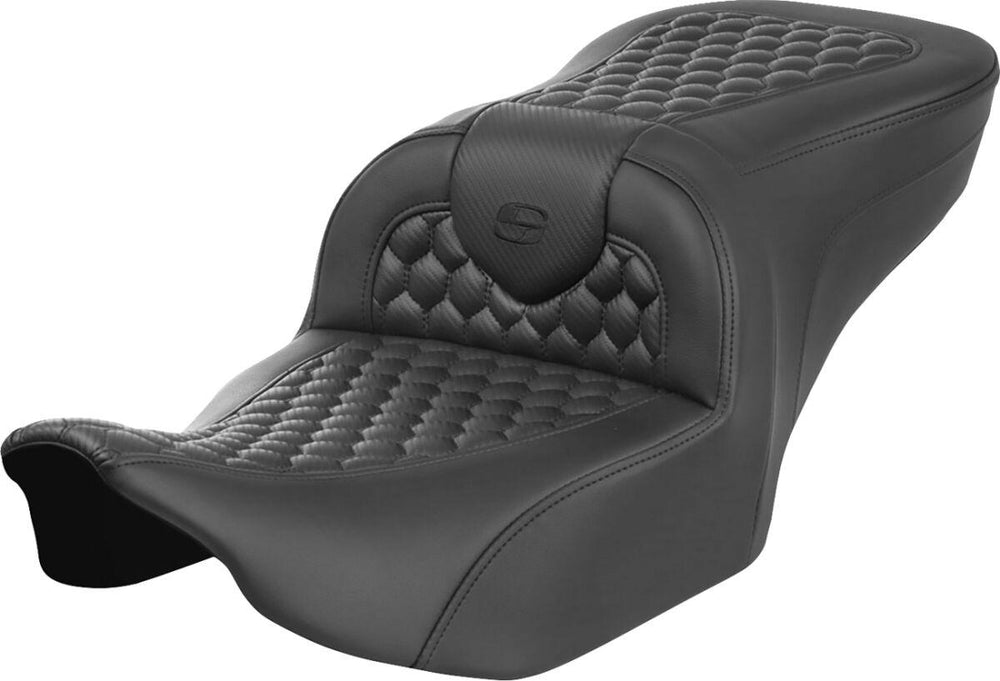 Saddlemen Honeycomb Roadsofa Seat For Harley Davidson FLHX 1923 2024 - Black