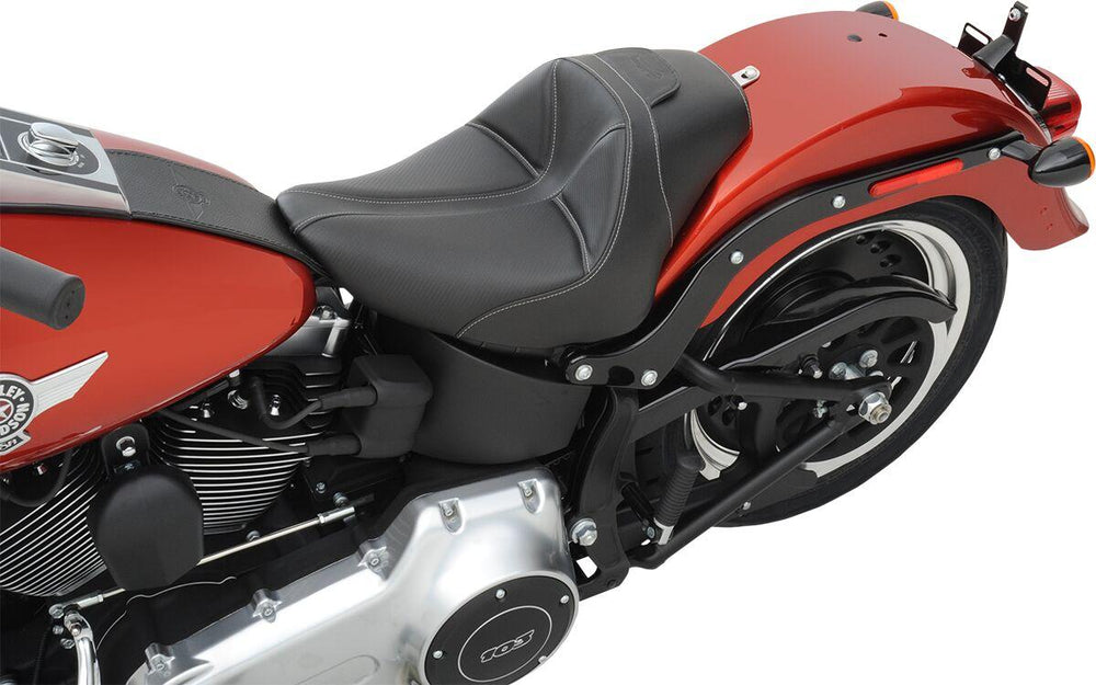 Saddlemen Dominator Solo Seat For Harley Davidson FLSTF 1584 2007-2010 - Black
