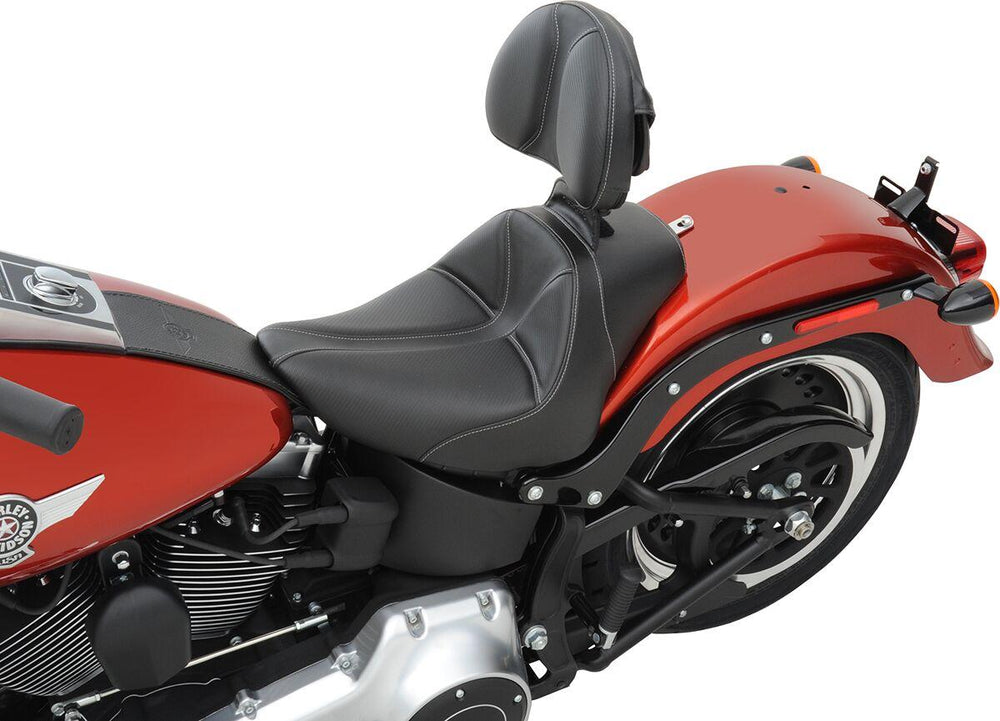 Saddlemen Dominator Solo Seat For Harley Davidson FLSTF 1584 2007-2010 - Black