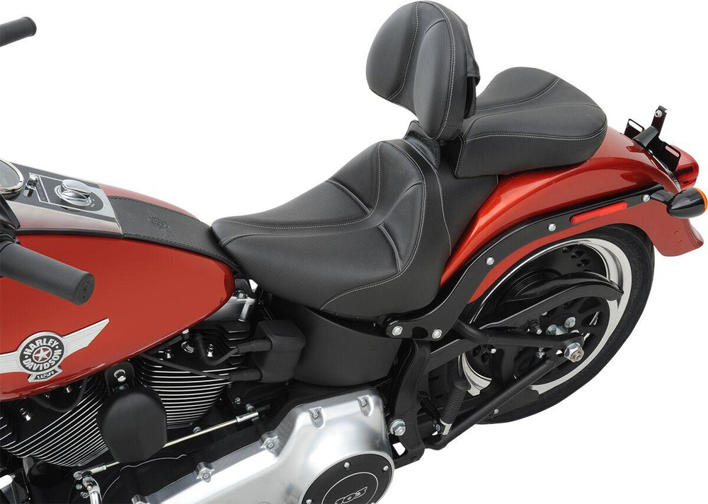 Saddlemen Dominator Solo Seat For Harley Davidson FLSTF 1584 2007-2010 - Black