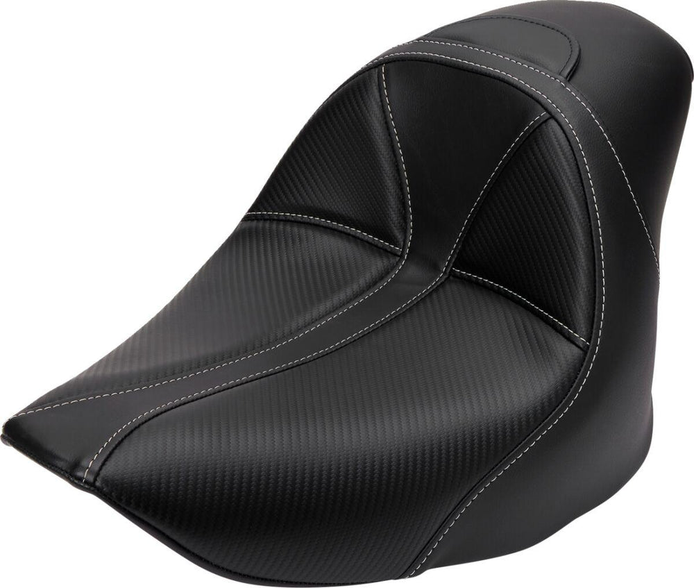 Saddlemen Dominator Solo Seat For Harley Davidson FLSTF 1584 2007-2010 - Black