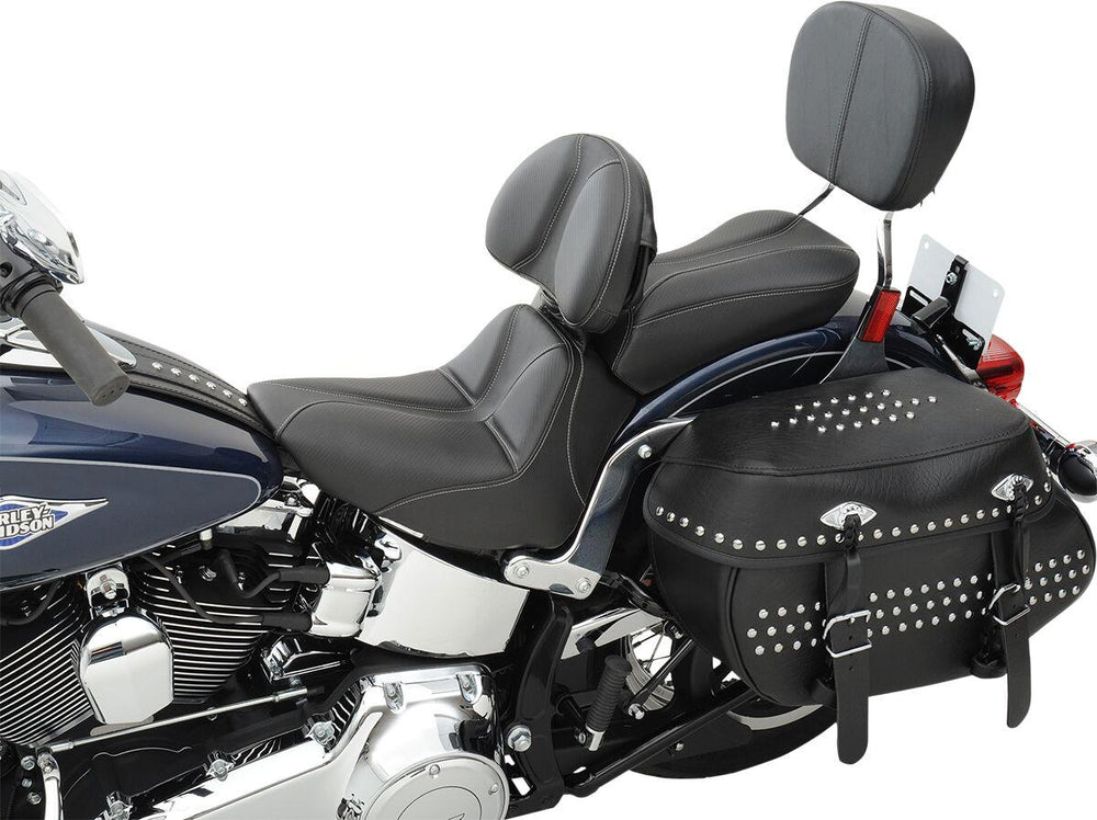 Saddlemen Dominator Solo Seat For Harley Davidson FLSTC1450 - Black