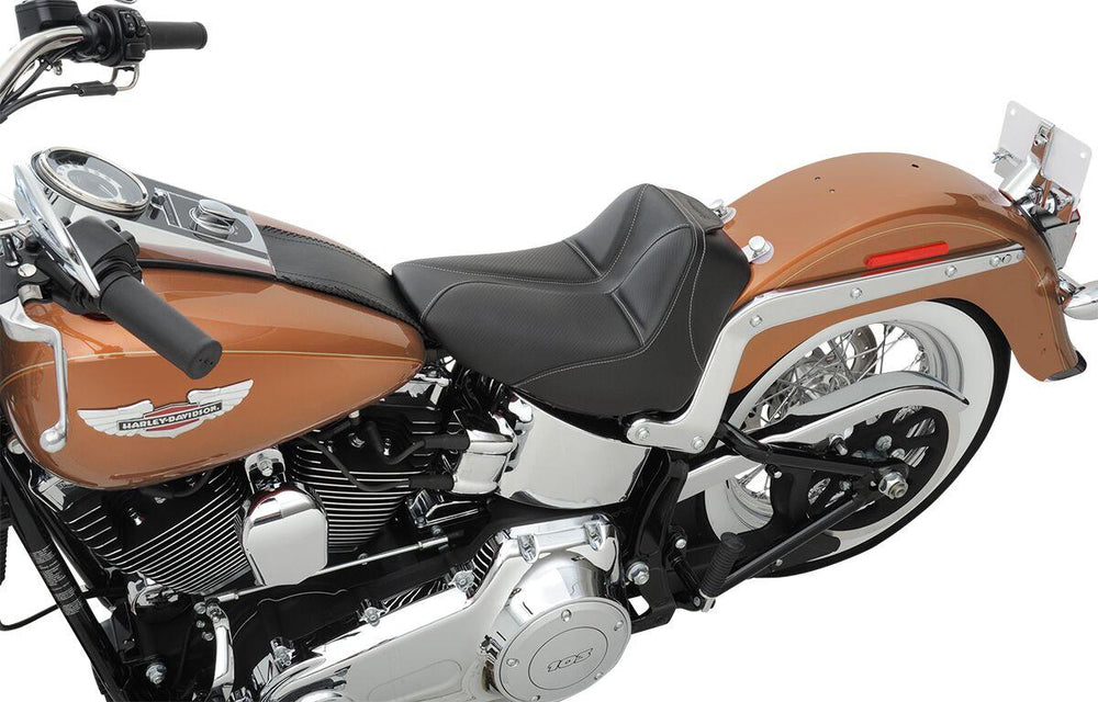 Saddlemen Dominator Solo Seat For Harley Davidson FLSTC1450 - Black
