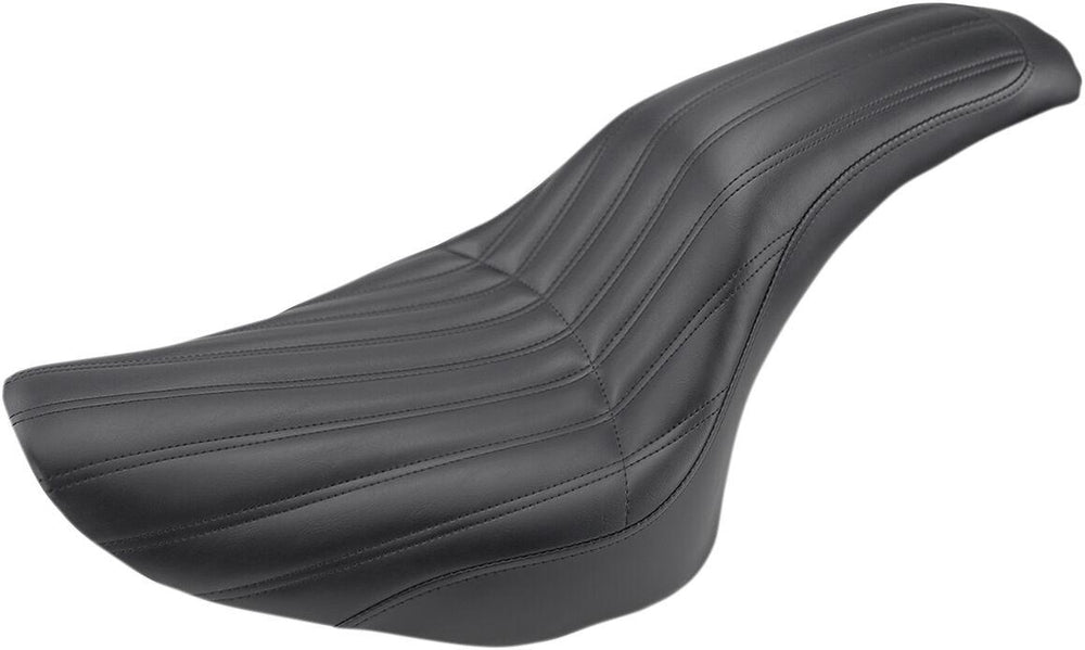 Saddlemen Knuckle 2 Up Seat For Harley Davidson FLSTF 1584 2007-2010 - Black
