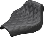 Saddlemen Renegade Lattice Stitch Solo Seat For Harley Davidson FXBB 1750 2018-2020 - Black