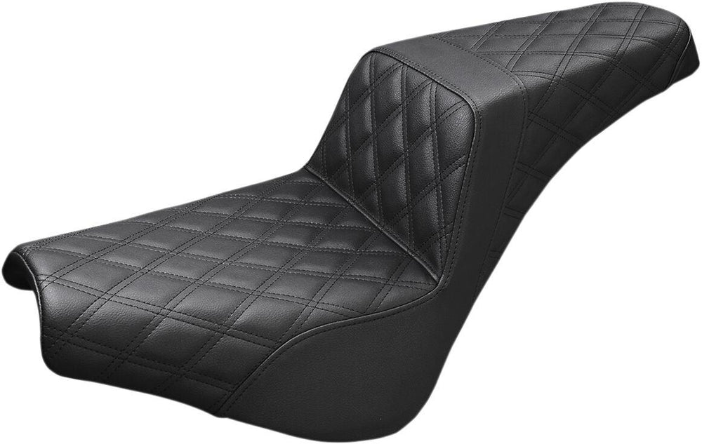 Saddlemen Step Up Lattice Seat For Harley Davidson FLDE 1750 2018-2020 - Black