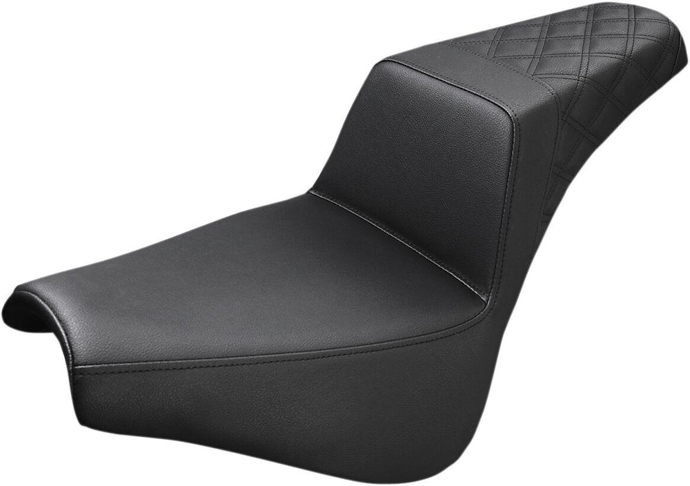 Saddlemen Step Up Seat For Harley Davidson FLDE 1750 2018-2020 - Black
