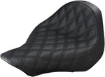 Saddlemen Renegade Lattice Stitch Solo Seat For Harley Davidson FXSB 1690 2013 - Black