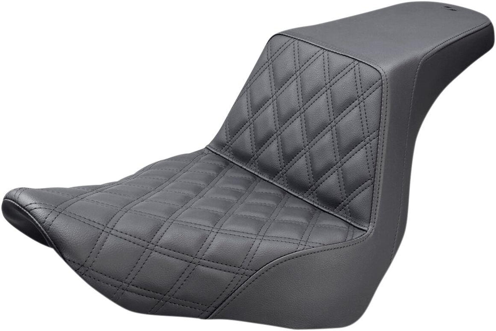 Saddlemen Step Up Front Lattice Seat For Harley Davidson FLSB 1750 2018-2024 - Black