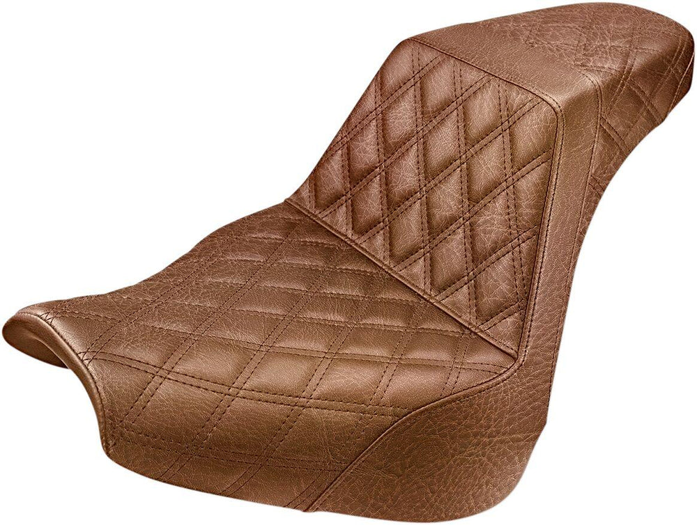 Saddlemen Step Up Seat For Harley Davidson FXBR 1750 2018-2020 - Brown