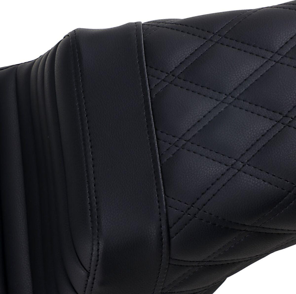 Saddlemen Step Up Seat For Harley Davidson FLD 1690 2012-2013 - Black