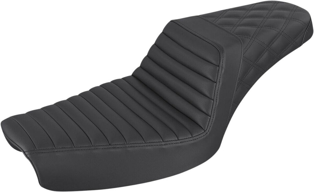 Saddlemen Step Up Seat For Harley Davidson FXD 1340 1996-1998 - Black