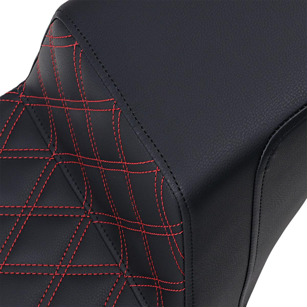 Saddlemen Step Up Seat For Harley Davidson FLHC 1750 2021-2022 - Black Red