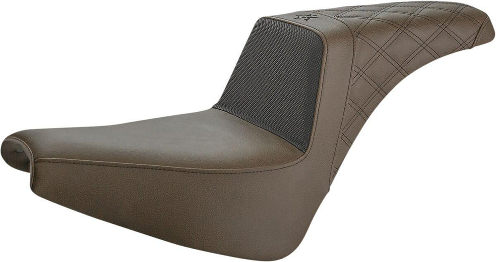 Saddlemen Unknown Industries Performance Gripper Seat For Harley Davidson FXBB 1750 2018-2020 - Brown