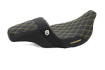 Saddlemen Pro Series SDC Performance Grip Seat For Harley Davidson FLH 1868 2021 - Black Yellow