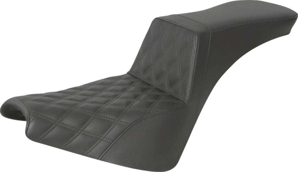 Saddlemen Step Up Front Lattice Stitch Seat For Harley Davidson FXBB 1750 2018-2020 - Black