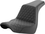 Saddlemen Honeycomb Step Up Seat For Harley Davidson FLSB 1750 2018-2024 - Black