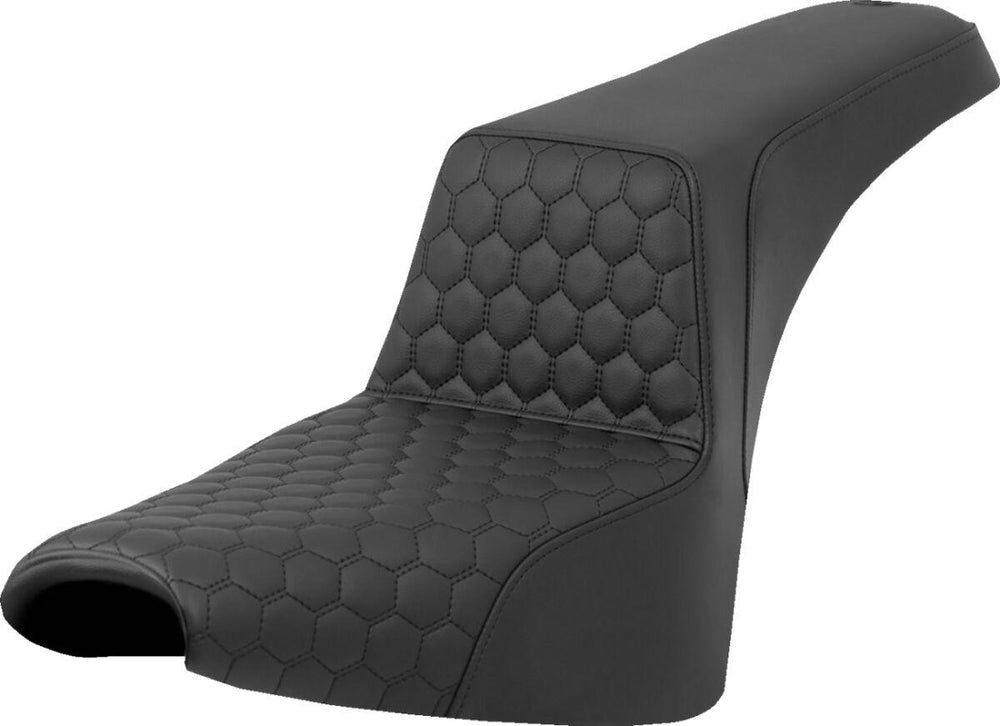 Saddlemen Honeycomb Step Up Seat For Harley Davidson FXBB 1750 2018-2020 - Black