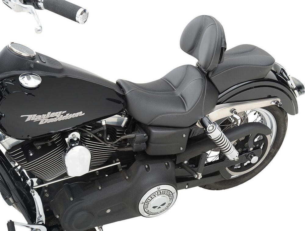 Saddlemen Dominator Solo Seat For Harley Davidson FLD 1690 2012-2013 - Black