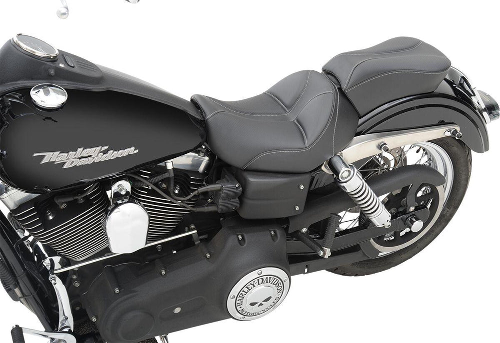 Saddlemen Dominator Solo Seat For Harley Davidson FLD 1690 2012-2013 - Black