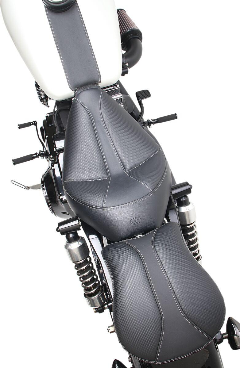 Saddlemen Dominator Solo Seat For Harley Davidson FXD 1340 1996-1998 Smooth - Black