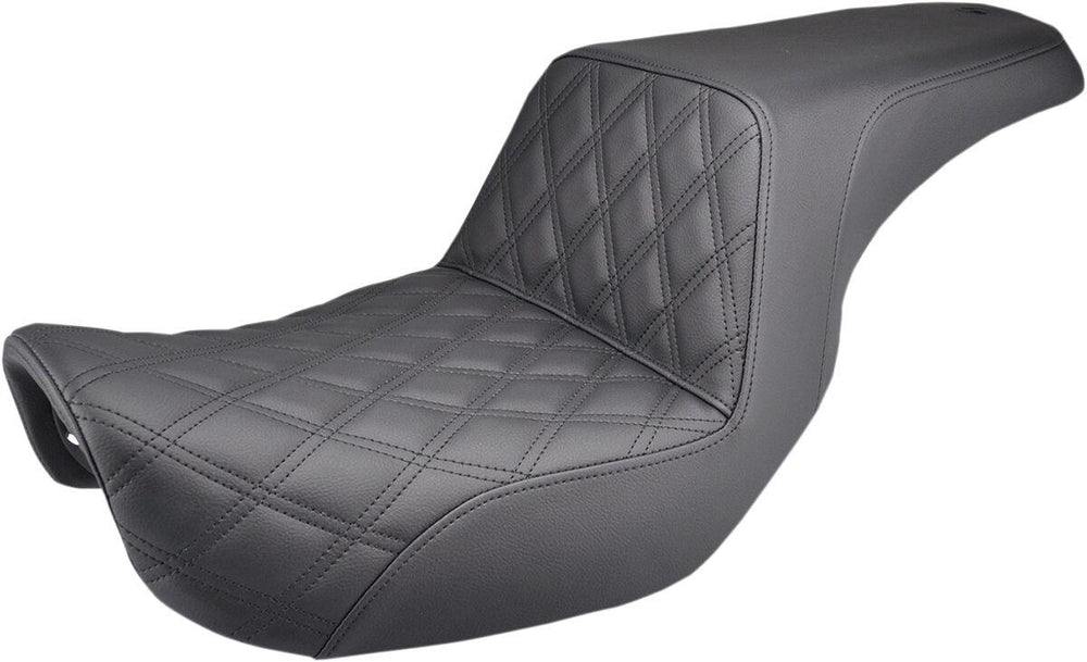 Saddlemen Step Up Front Lattice Seat For Harley Davidson FLD 1690 2012-2013 - Black