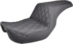 Saddlemen Step Up Front Lattice Seat For Harley Davidson FLD 1690 2012-2013 - Black