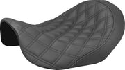 Saddlemen Renegade Lattice Stitch Solo Seat For Harley Davidson FLD 1690 2012-2013 - Black