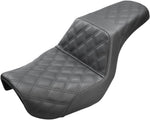 Saddlemen Step Up Full Lattice Stitch Seat For Harley Davidson FLD 1690 2012-2013 - Black