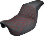 Saddlemen Step Up Seat For Harley Davidson FLD 1690 2012-2013 - Red