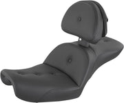 Saddlemen Explorer RoadSofa Seat For Harley Davidson FXD 1340 1996-1998 Pillow - Black
