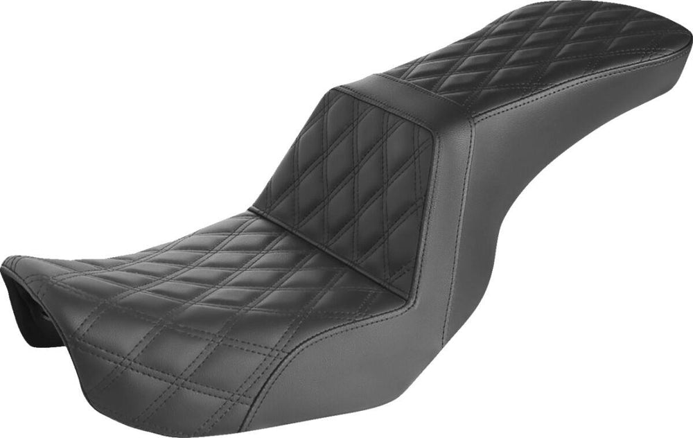 Saddlemen Step Up Seat For Harley Davidson FLD 1690 2012-2013 - Black