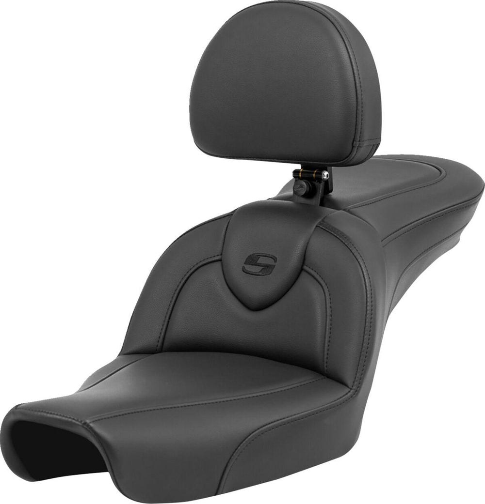 Saddlemen Roadsofa Standard Reach Seat For Harley Davidson FXD 1340 1996-1998 - Black