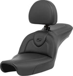 Saddlemen Roadsofa Standard Reach Seat For Harley Davidson FXD 1340 1996-1998 - Black