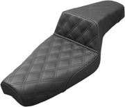 Saddlemen Step Up Seat For Harley Davidson XL 1200 C 1996-2018 - Black