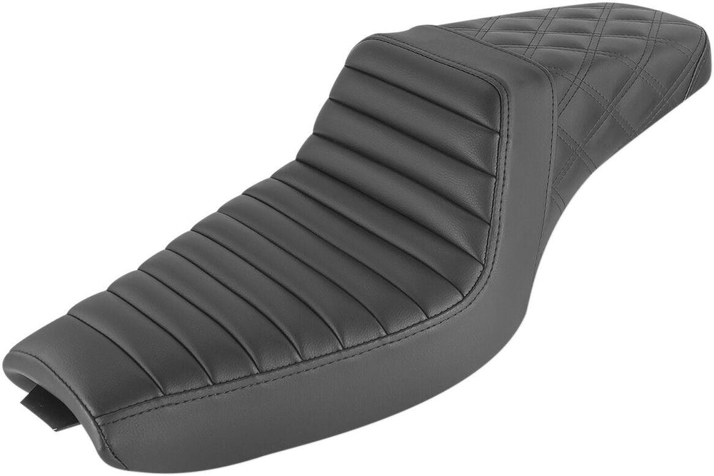 Saddlemen Step Up Seat For Harley Davidson XL 1200 C 2004-2020 - Black