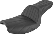 Saddlemen John Jessup Pro Series Step Up Seat For Harley Davidson FXR 1340 1986-1994 Lattice Stitched - Black