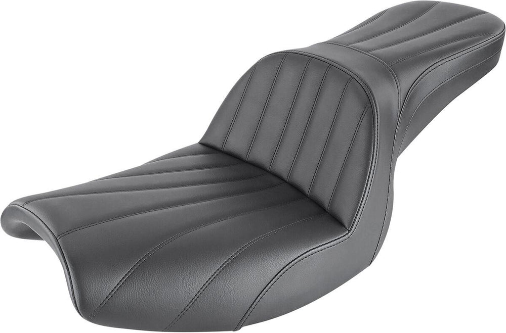 Saddlemen John Jessup Pro Series Step Up Seat For Harley Davidson FXR 1340 1986-1994 Lattice Stitched - Black